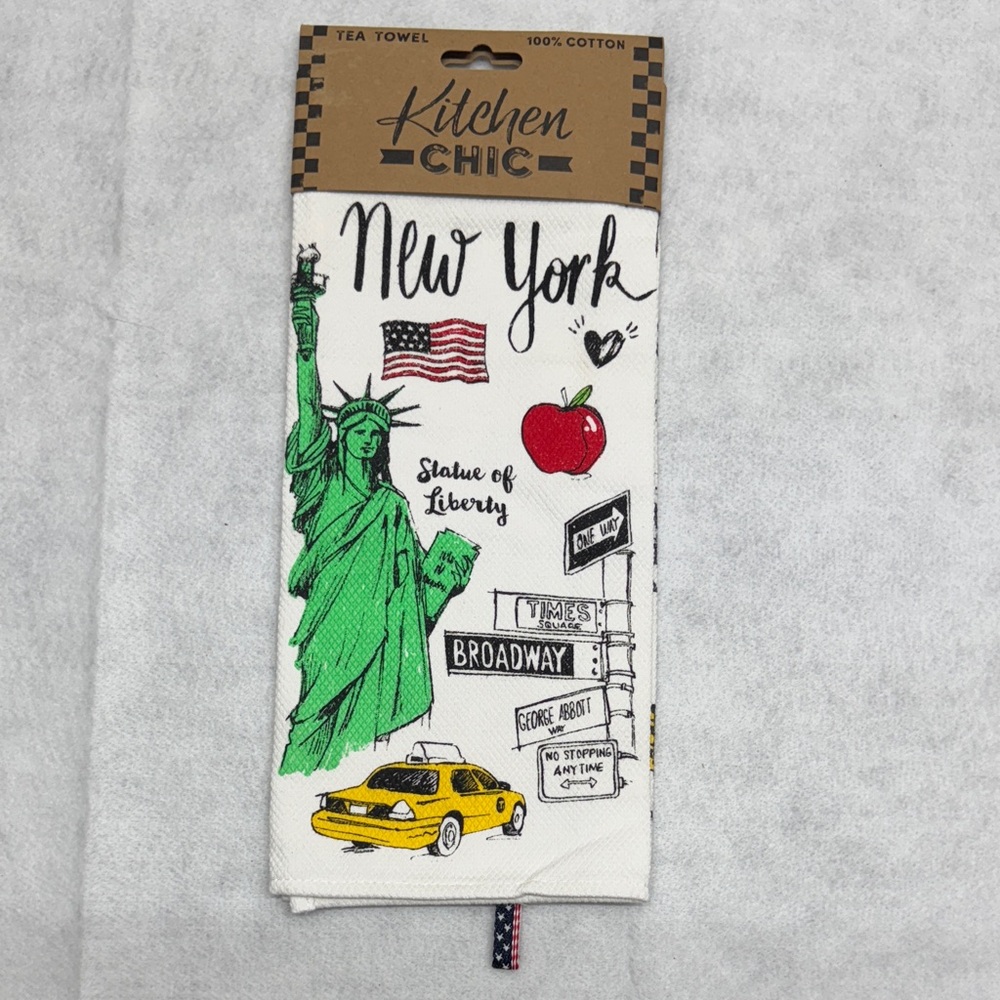 New York Kitchen Chic Tea Towel